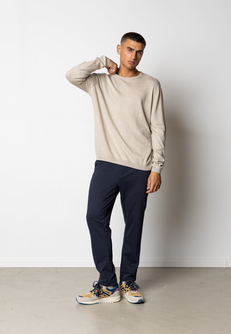 Clean Cut Copenhagen CLAUDE KNITTED JUMPER Knit Ecru Melange