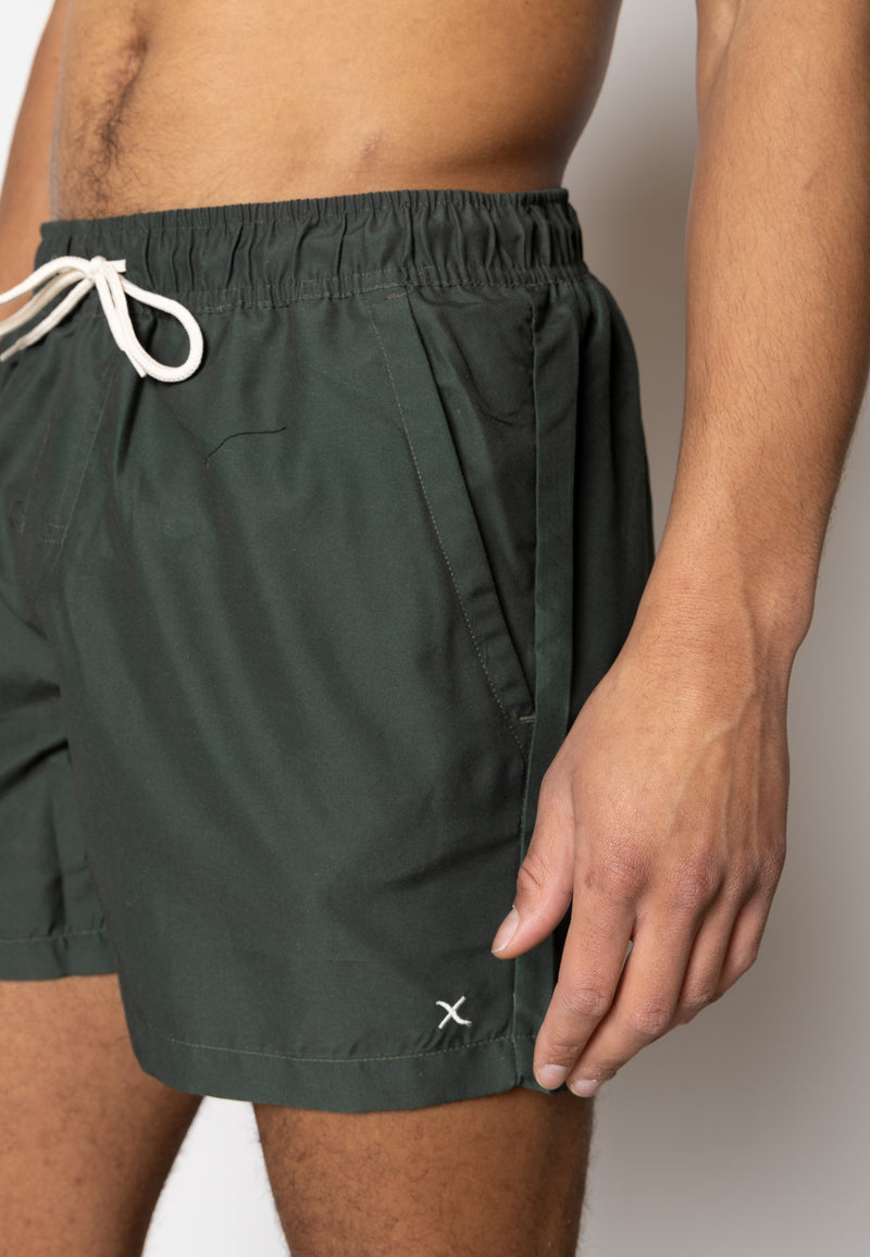 Clean Cut Copenhagen Clean Cut swim shorts Swim shorts Bottle Green