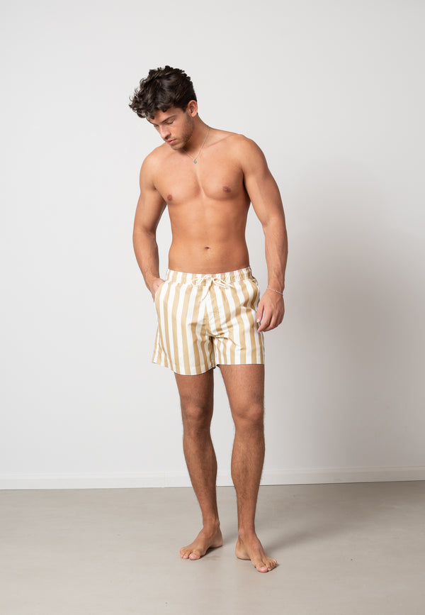 Clean Cut Copenhagen Clean Cut swim shorts Swim shorts Khaki striped