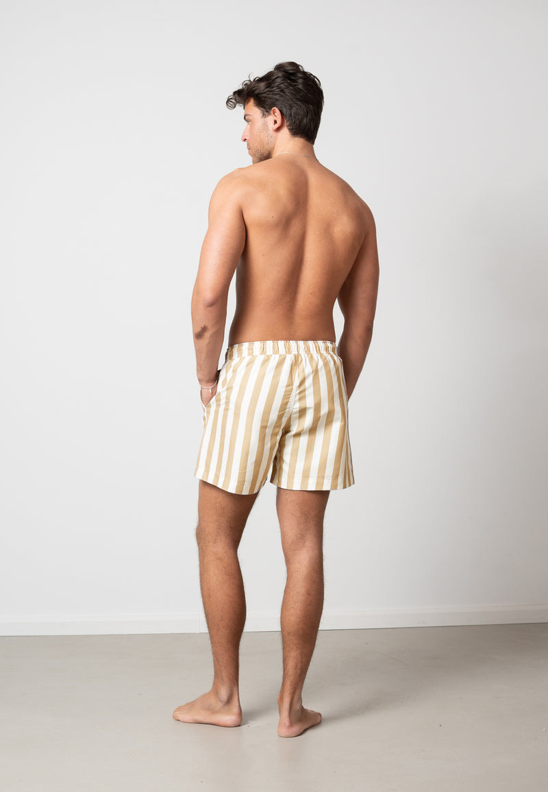 Clean Cut Copenhagen Clean Cut swim shorts Swim shorts Khaki striped