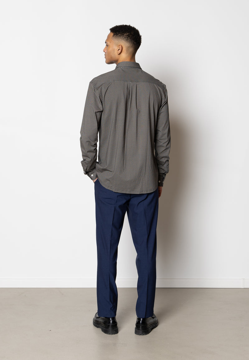 Clean Cut Copenhagen Clean formal AOP stretch shirt Shirts L/S Col 8