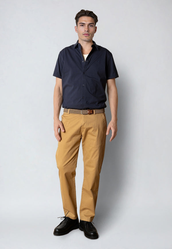 Clean Cut Copenhagen Clean formal stretch shirt Shirts S/S Navy