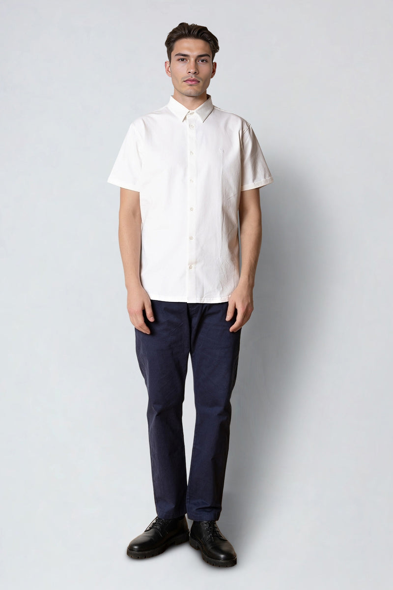 Clean Cut Copenhagen Clean formal stretch shirt Shirts S/S White