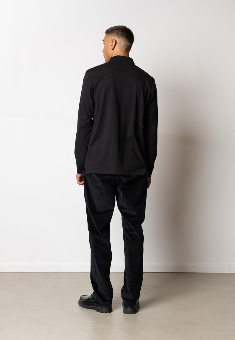 Clean Cut Copenhagen Clean zip polo Polos Black