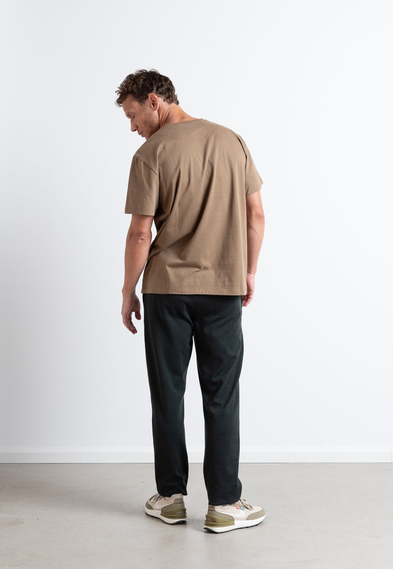 Clean Cut Copenhagen Cohen logo cotton t-shirt T-shirts S/S Dark Khaki
