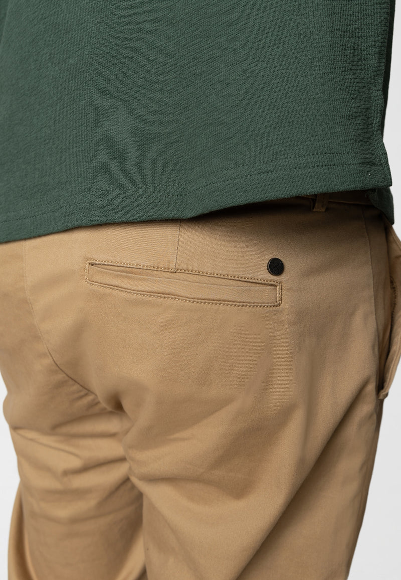 Clean Cut Copenhagen COPENHAGEN REGULAR TWILL CHINO Pants Khaki