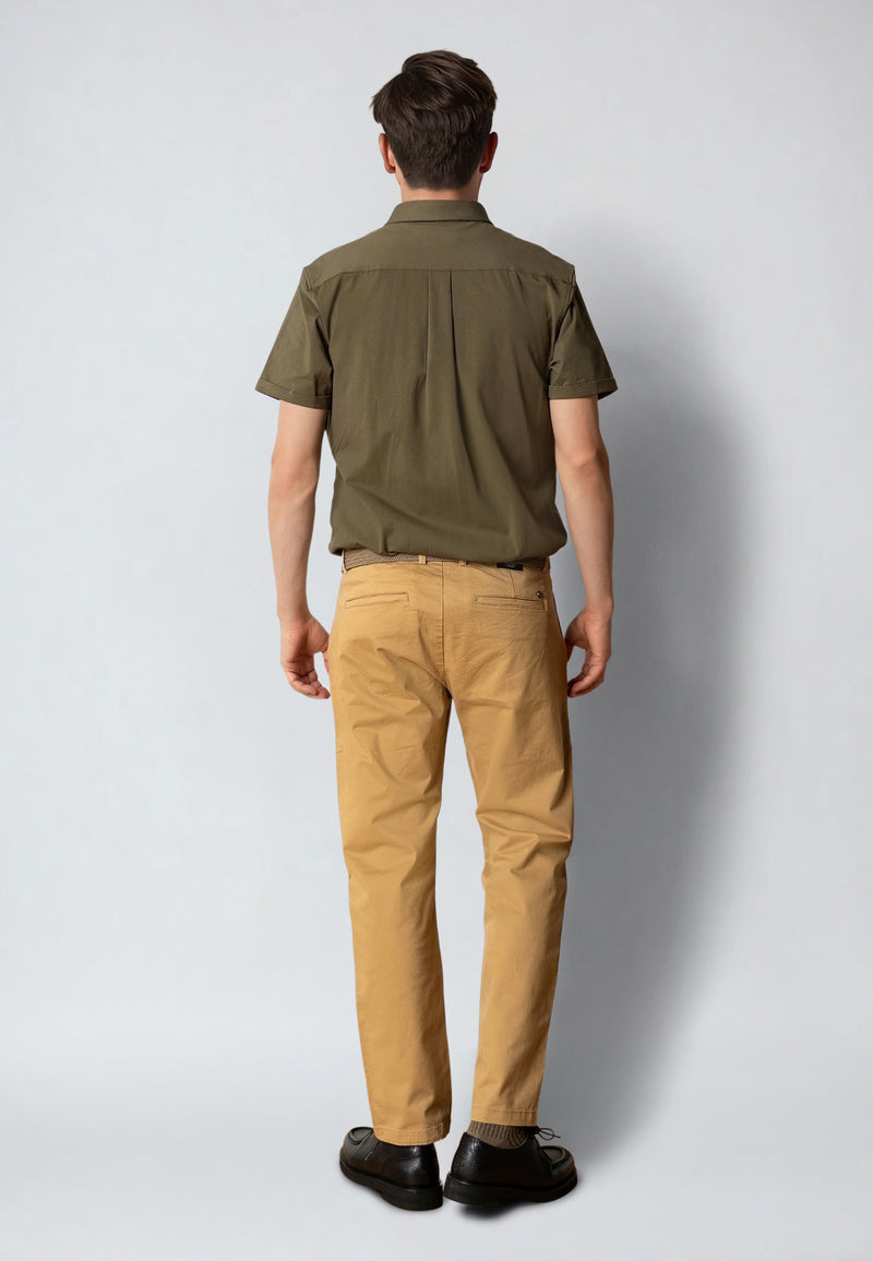 Clean Cut Copenhagen COPENHAGEN REGULAR TWILL CHINO Pants Khaki