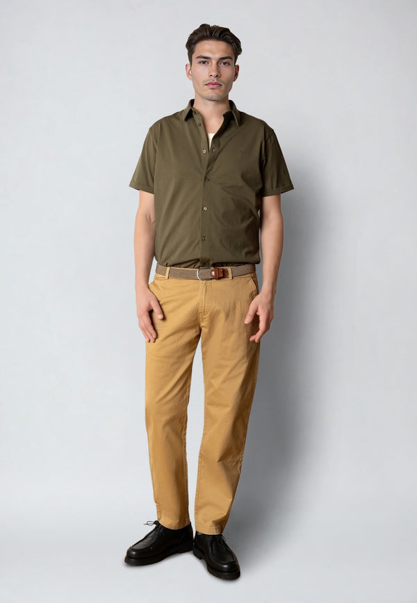 Clean Cut Copenhagen COPENHAGEN REGULAR TWILL CHINO Pants Khaki