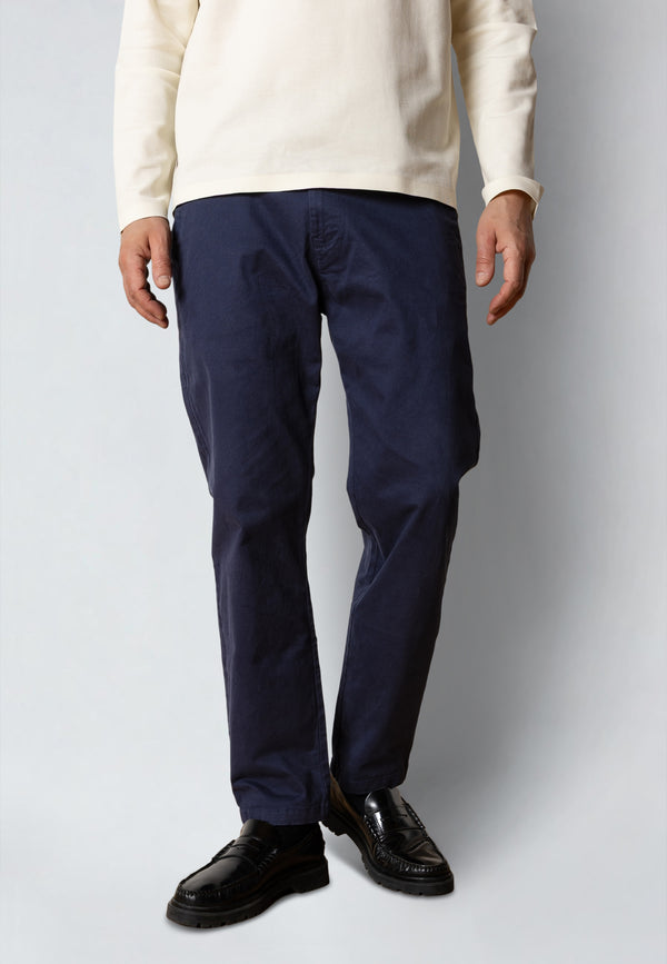 Clean Cut Copenhagen COPENHAGEN REGULAR TWILL CHINO Pants Navy