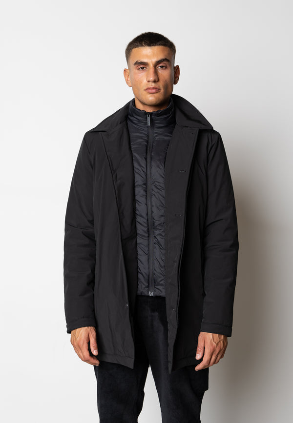 Clean Cut Copenhagen EMERSON CAR COAT Jackets Black