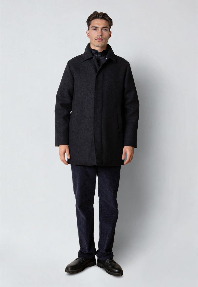 Clean Cut Copenhagen EMERSON CAR COAT Jackets Navy