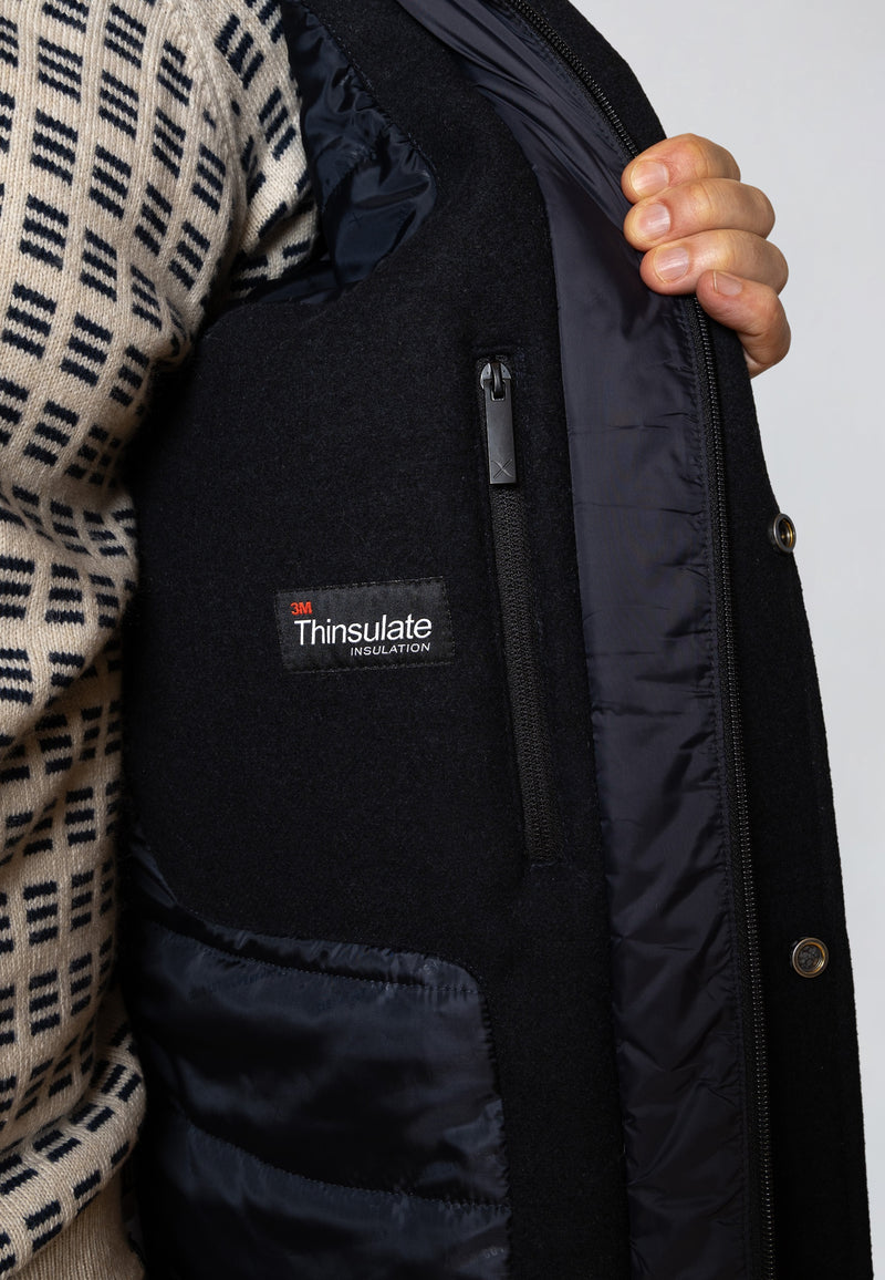 Clean Cut Copenhagen EMERSON CAR COAT Jackets Navy
