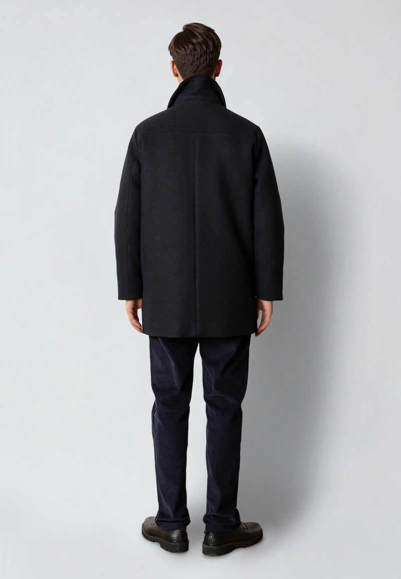 Clean Cut Copenhagen EMERSON CAR COAT Jackets Navy