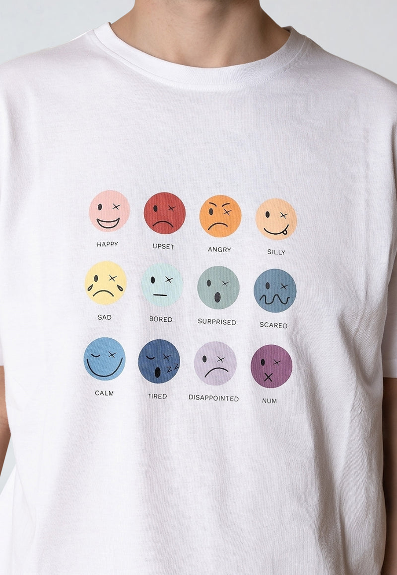 Clean Cut Copenhagen EMOJI T-SHIRT T-shirts S/S White