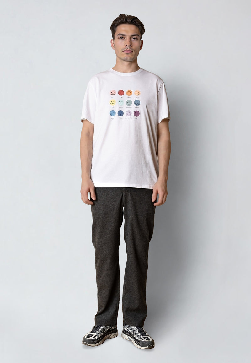 Clean Cut Copenhagen EMOJI T-SHIRT T-shirts S/S White