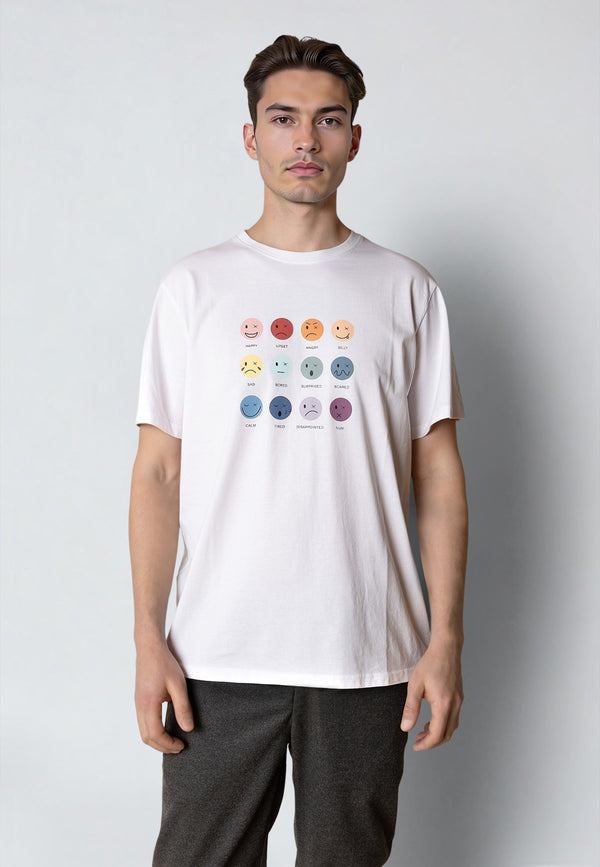 Clean Cut Copenhagen EMOJI T-SHIRT T-shirts S/S White