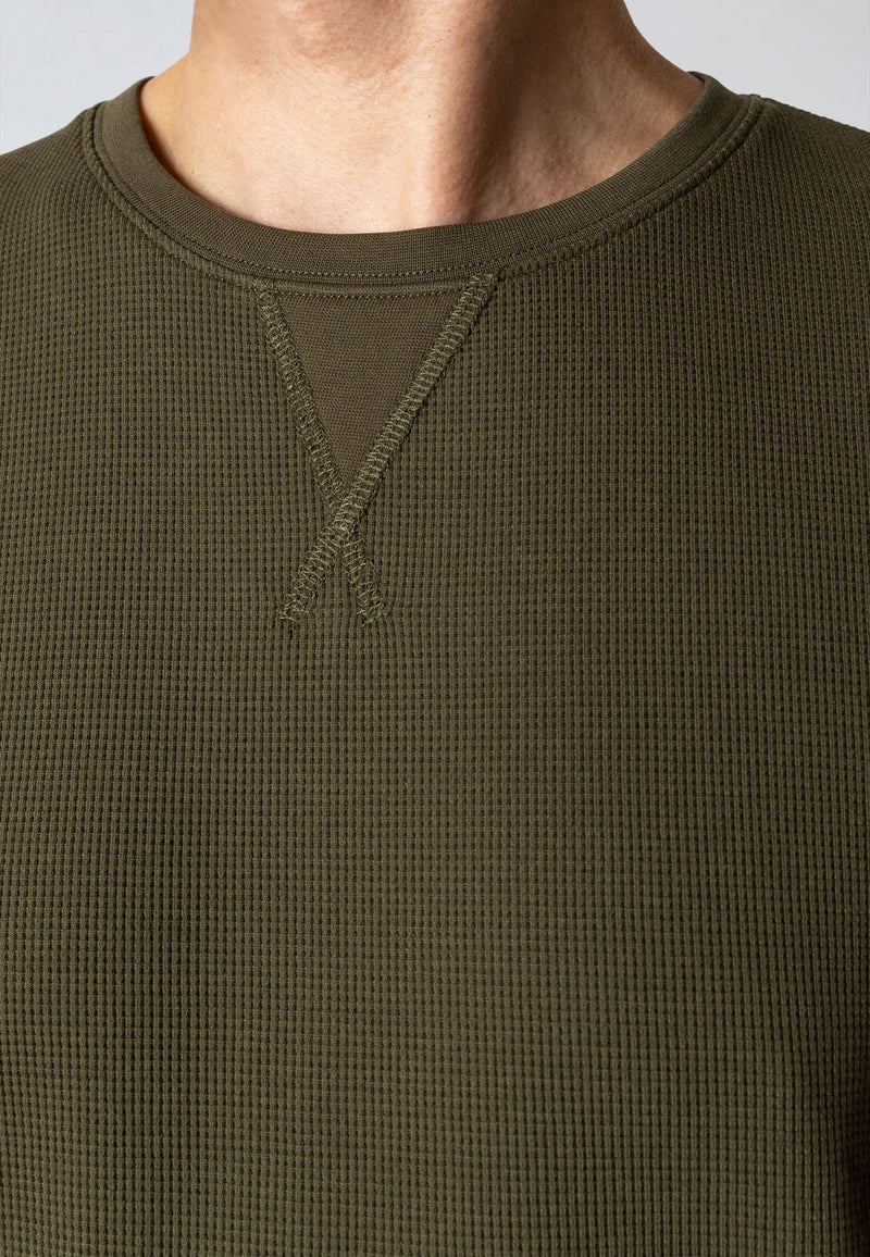 Clean Cut Copenhagen ENZO 'GRANDAD' T-SHIRT T-shirts S/S Army