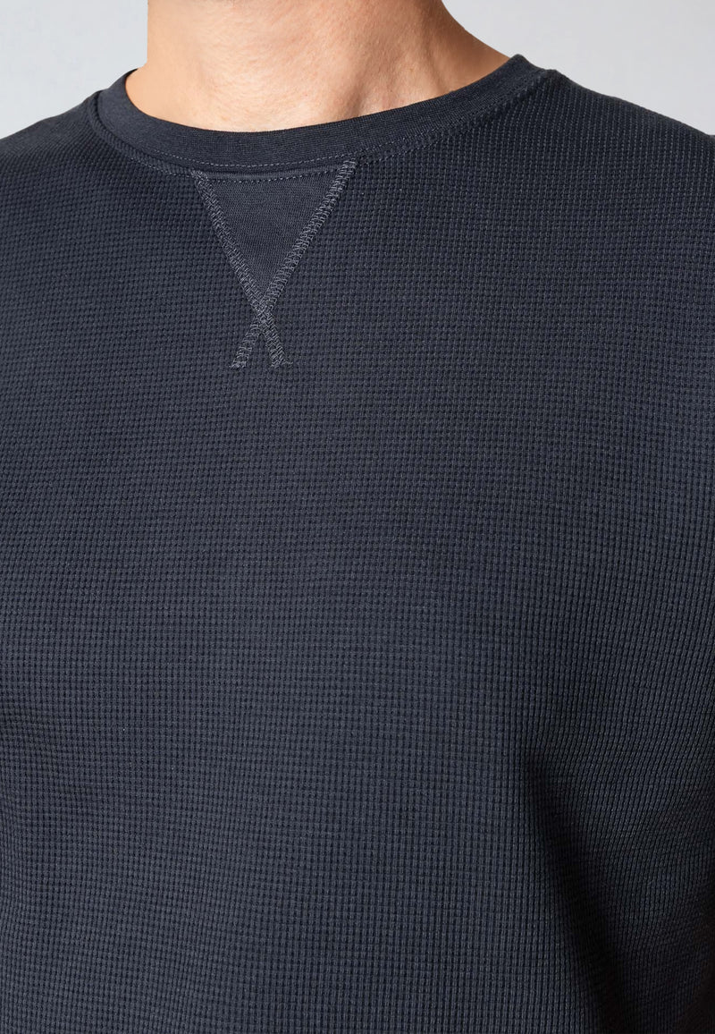 Clean Cut Copenhagen ENZO 'GRANDAD' T-SHIRT T-shirts S/S Dark Navy