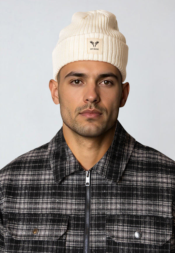 Fat Moose FAT MOOSE BEANIE Accessories Ecru