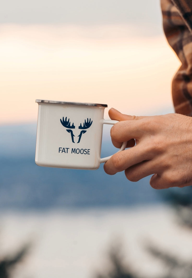 Fat Moose FAT MOOSE ENAMEL MUG Accessories Off White / Navy