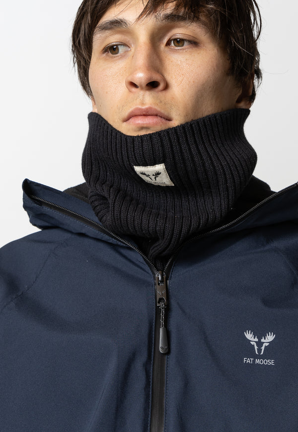 Fat Moose FAT MOOSE KNITTED TUBE Accessories Black