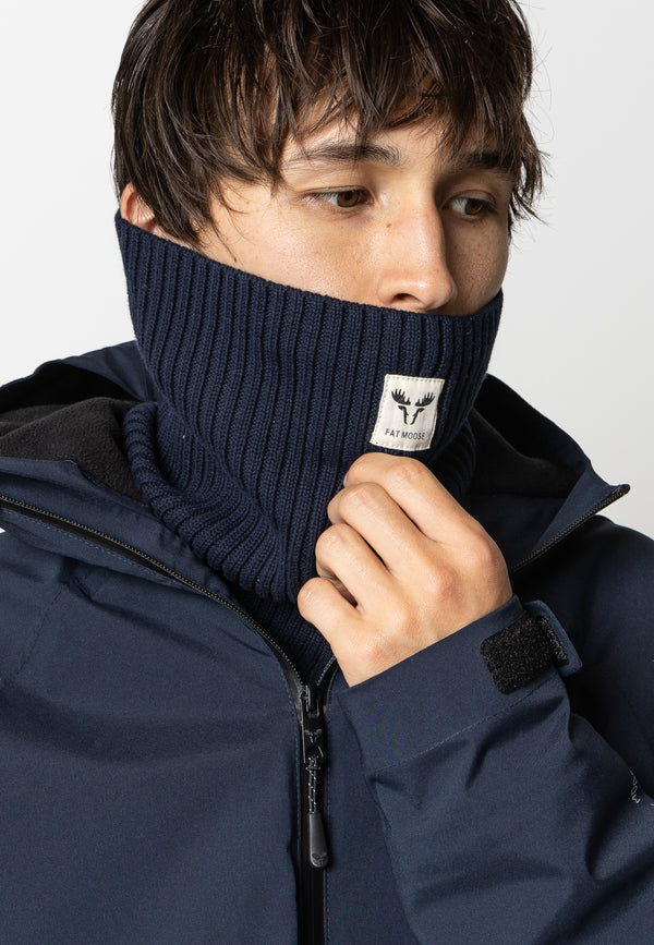 Fat Moose FAT MOOSE KNITTED TUBE Accessories Dark Navy