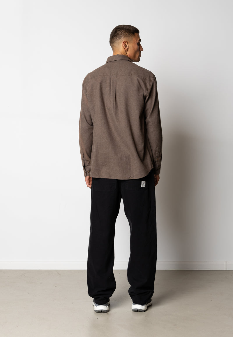 Fat Moose FRANK FLANNEL SHIRT Shirts L/S Brown