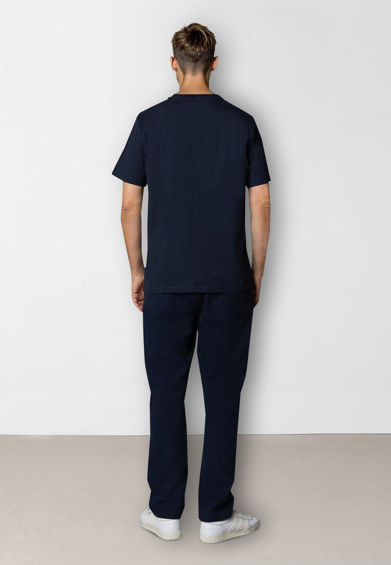 Clean Cut Copenhagen Fish t-shirt T-shirts S/S Navy