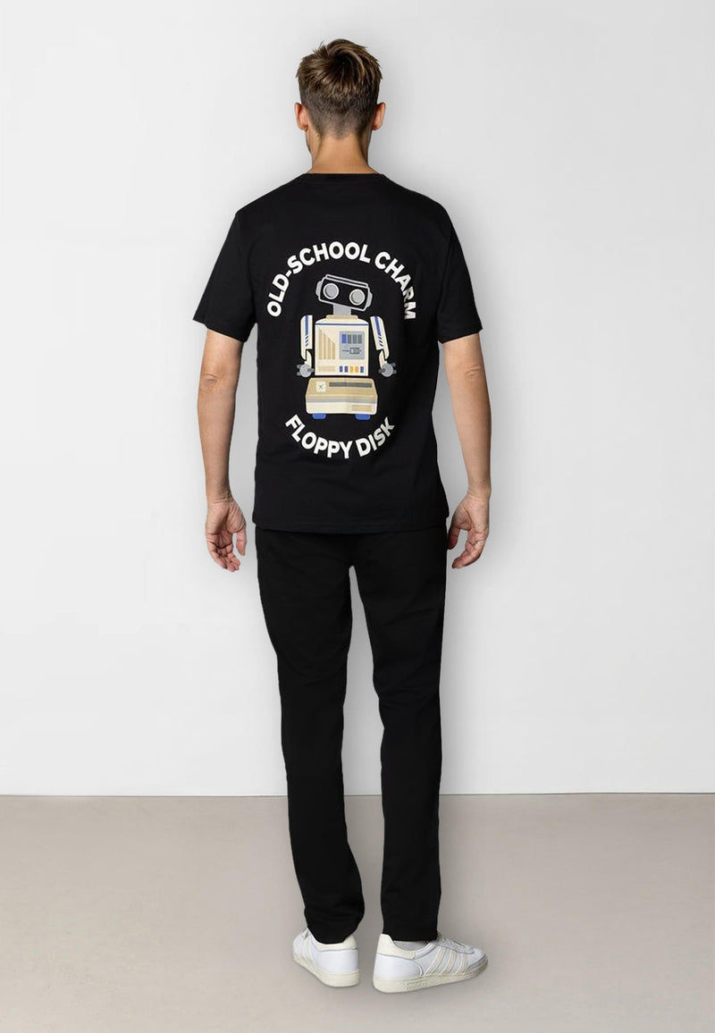 Clean Cut Copenhagen Floppy disk t-shirt T-shirts S/S Black