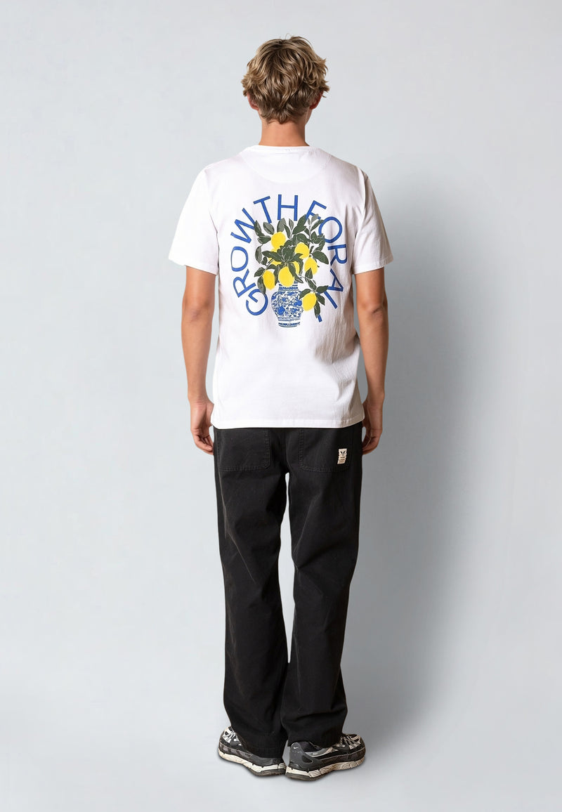 Fat Moose GROWTH T-SHIRT T-shirts S/S White