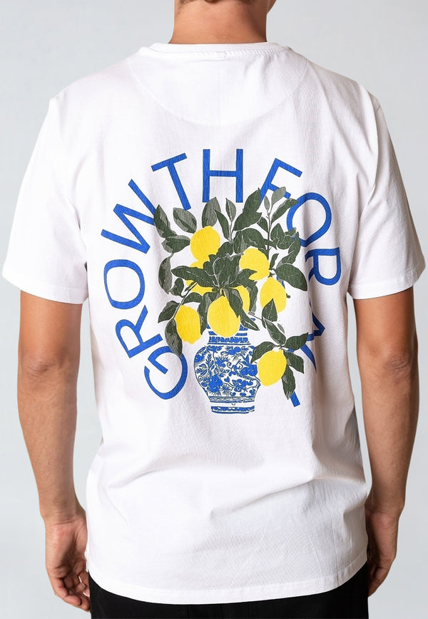 Fat Moose GROWTH T-SHIRT T-shirts S/S White
