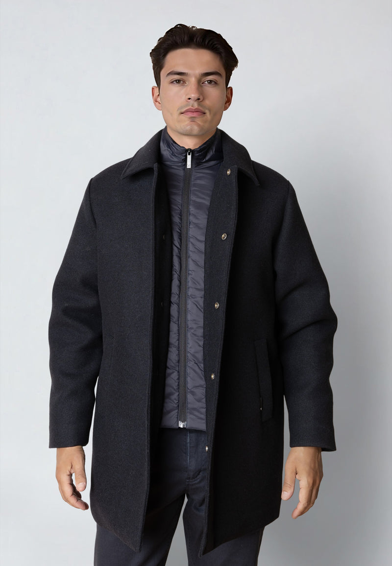 Clean Cut Copenhagen HASTING WOOL COAT Jackets Dark Navy
