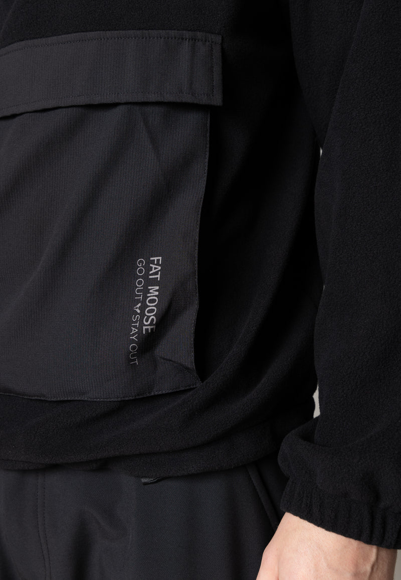 Fat Moose HEROLD FLEECE Fleece Black