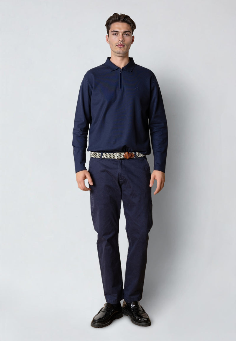 Clean Cut Copenhagen JOSS L/S POLO Polos Navy