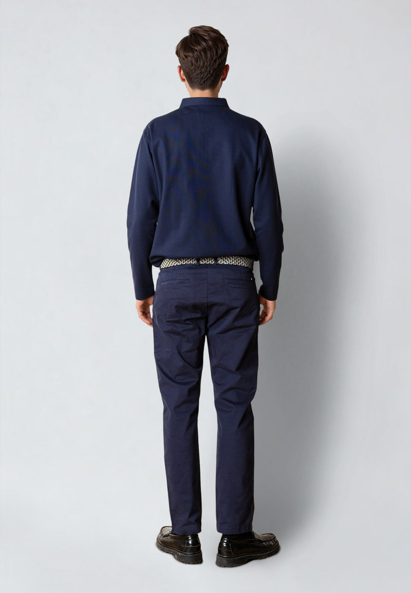 Clean Cut Copenhagen JOSS L/S POLO Polos Navy