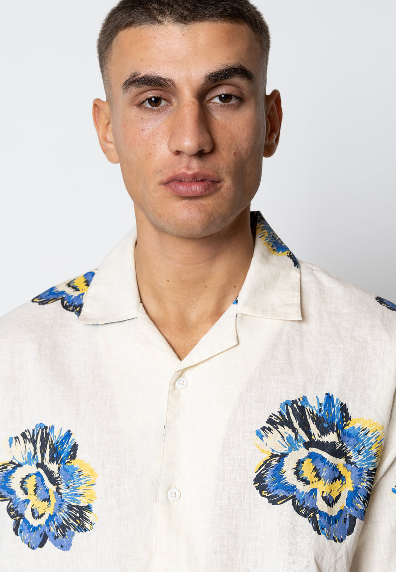 Fat Moose KNOX COTTON/LINEN SHIRT Shirts S/S Multi