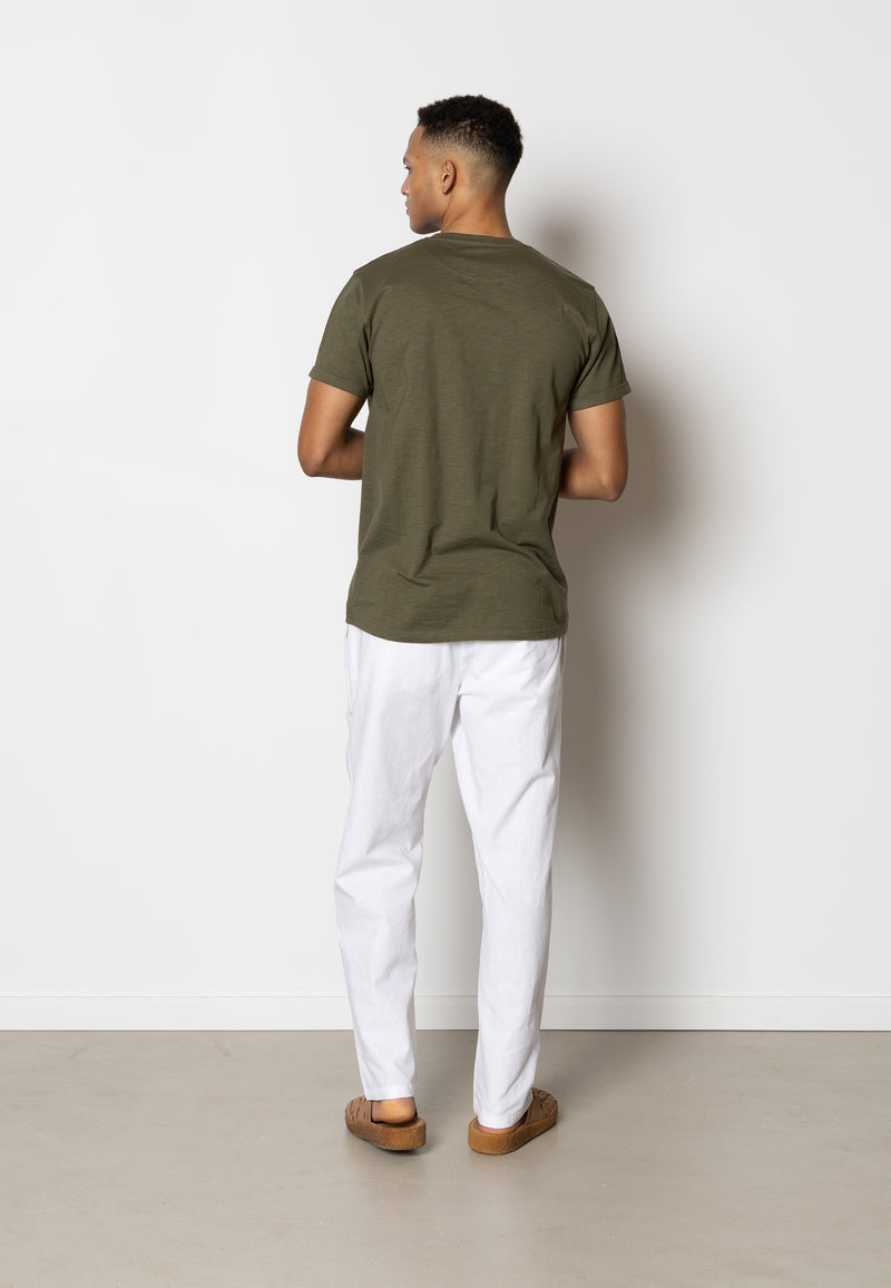 Clean Cut Copenhagen KOLDING ORGANIC T-SHIRT T-shirts S/S Army