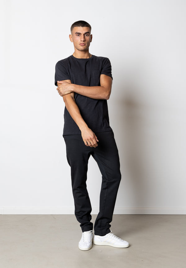 Clean Cut Copenhagen KOLDING ORGANIC T-SHIRT T-shirts S/S Black