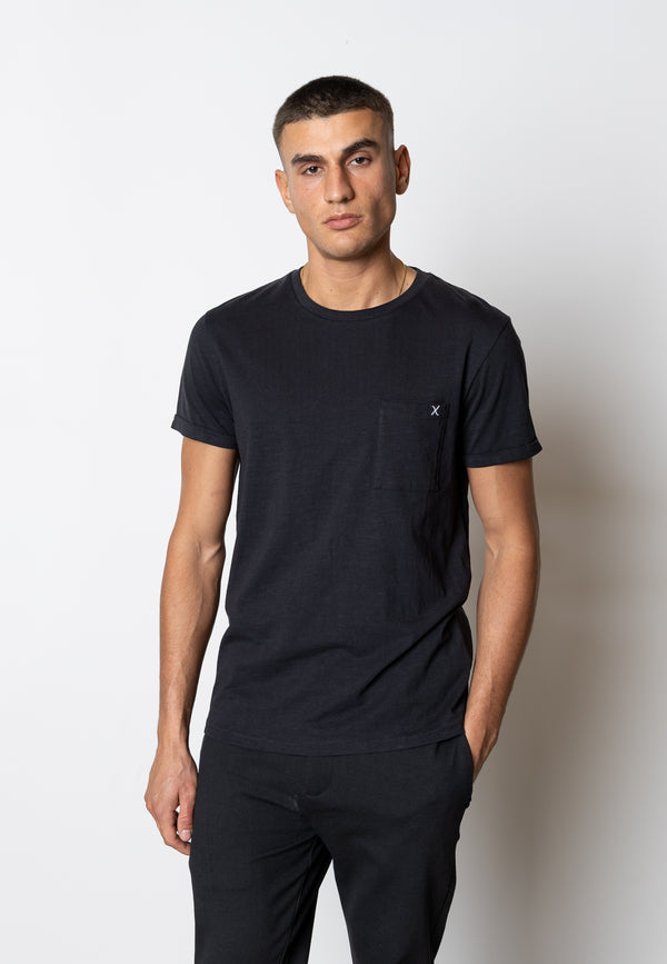 Clean Cut Copenhagen KOLDING ORGANIC T-SHIRT T-shirts S/S Black