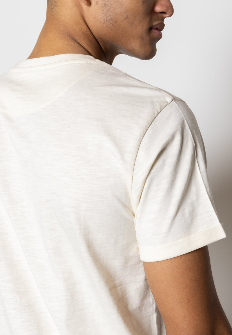 Clean Cut Copenhagen KOLDING ORGANIC T-SHIRT T-shirts S/S Ecru
