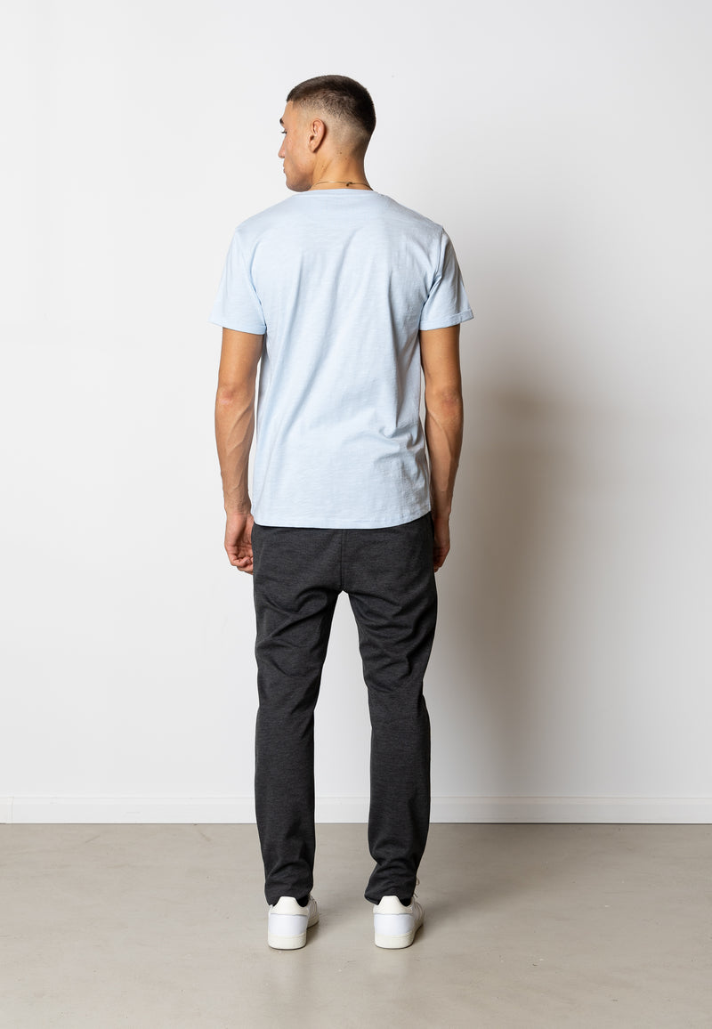 Clean Cut Copenhagen KOLDING ORGANIC T-SHIRT T-shirts S/S Light Blue