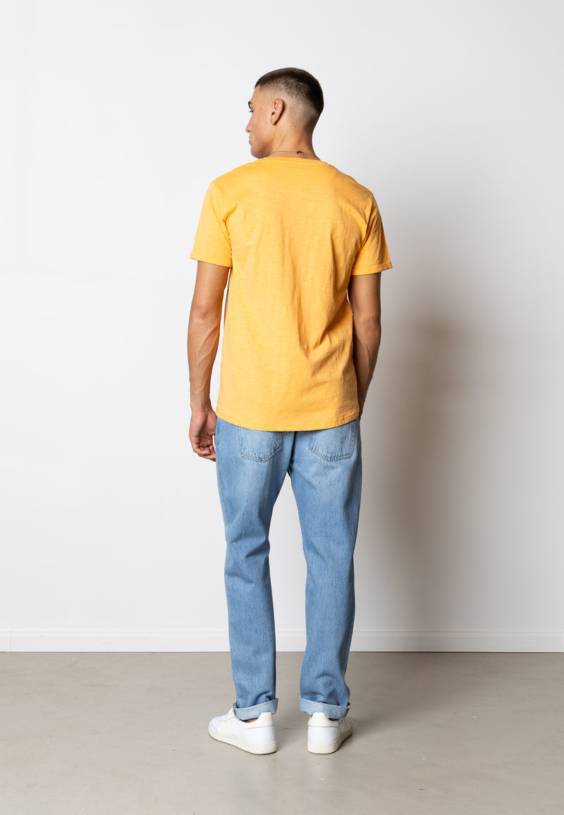 Clean Cut Copenhagen KOLDING ORGANIC T-SHIRT T-shirts S/S Mock Orange