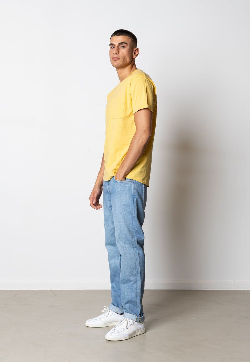 Clean Cut Copenhagen KOLDING ORGANIC T-SHIRT T-shirts S/S Warm Yellow