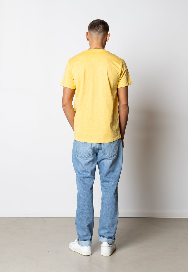 Clean Cut Copenhagen KOLDING ORGANIC T-SHIRT T-shirts S/S Warm Yellow