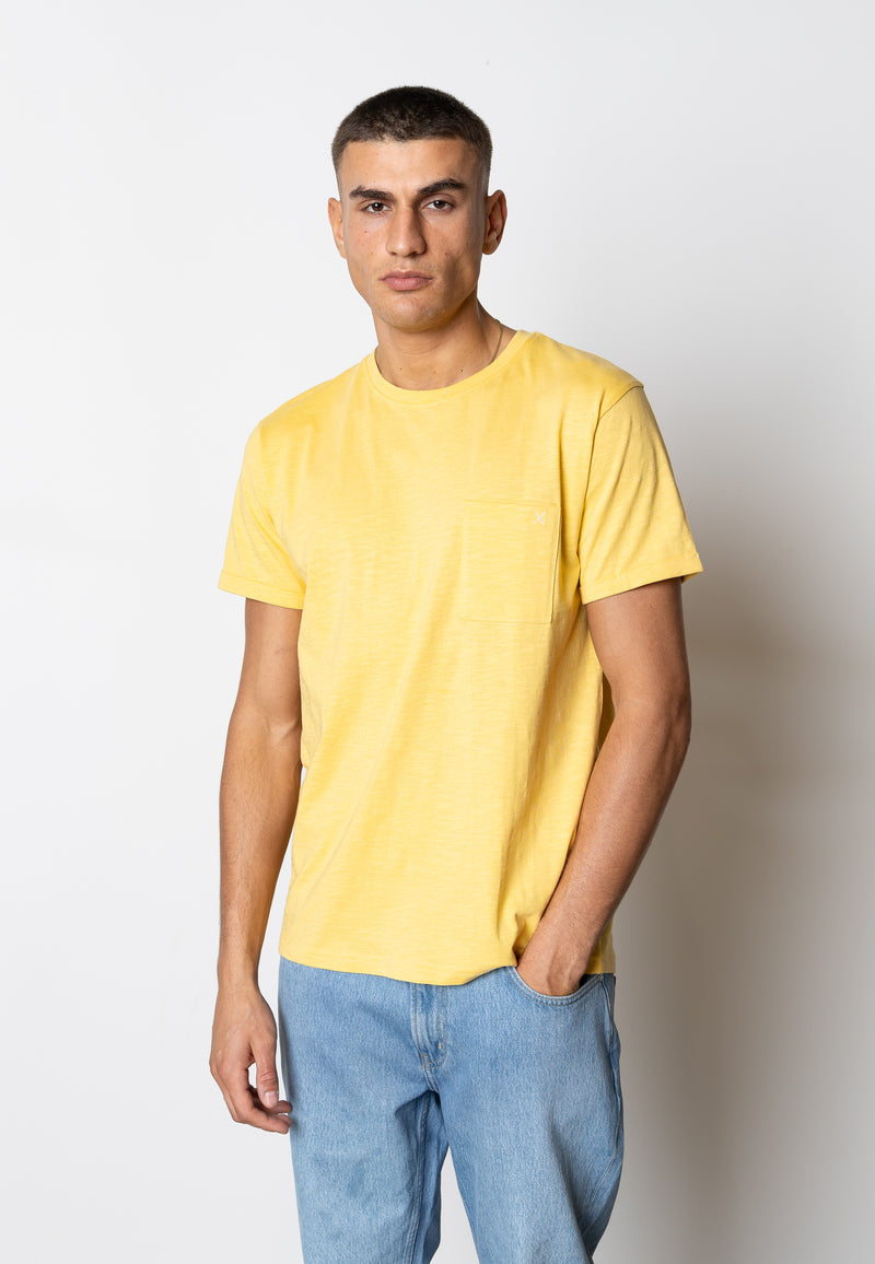 Clean Cut Copenhagen KOLDING ORGANIC T-SHIRT T-shirts S/S Warm Yellow