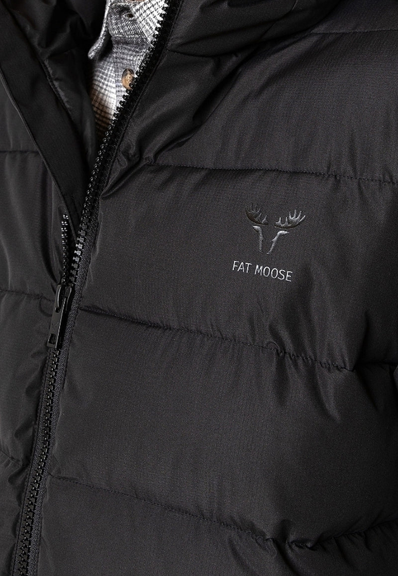 Fat Moose LIAM LONG PUFFER Jackets Black