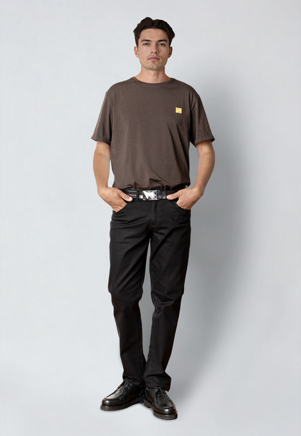 Clean Cut Copenhagen LONDON STRAIGHT 5-POCKET PANT Pants Black