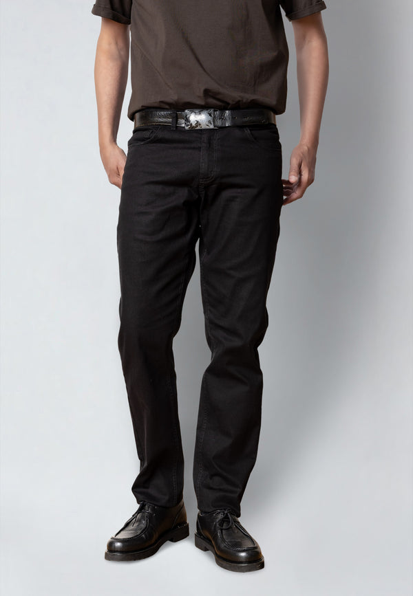 Clean Cut Copenhagen LONDON STRAIGHT 5-POCKET PANT Pants Black