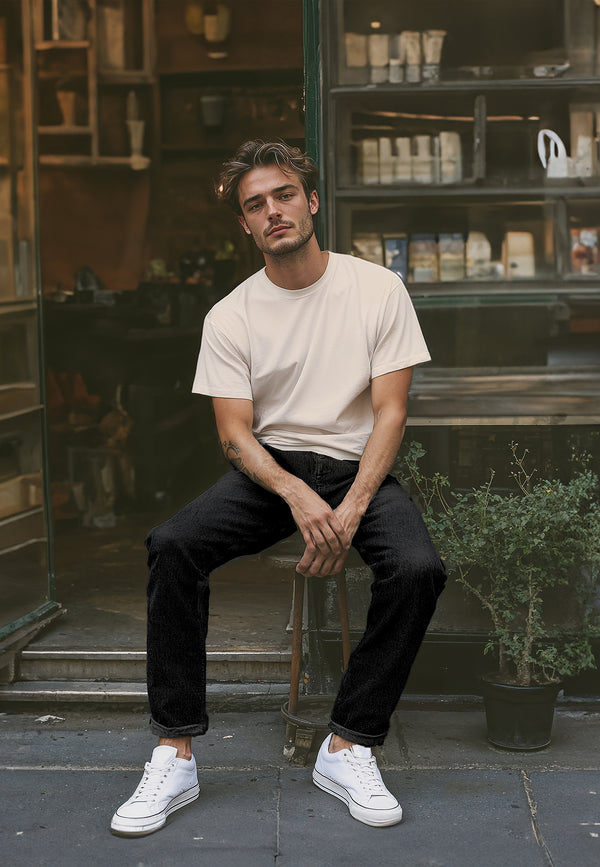 Clean Cut Copenhagen LONDON STRAIGHT 5-POCKET PANT Pants Black