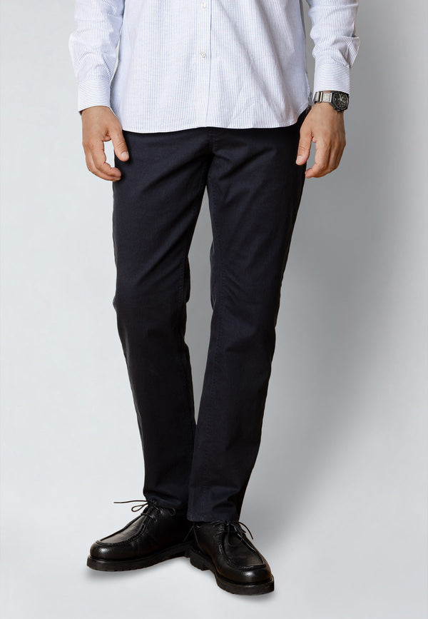 Clean Cut Copenhagen LONDON STRAIGHT 5-POCKET PANT Pants Dark Navy